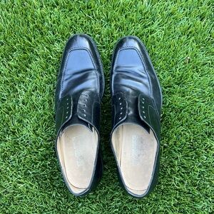 Salvatore Ferragamo Men's Lace Up Shoe in Black Size 10